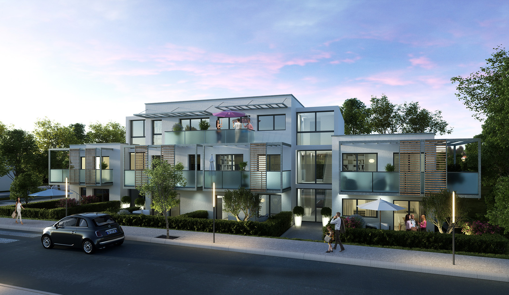 Perspective 3d projet immobilier Perpignan